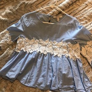 Flowy top with details